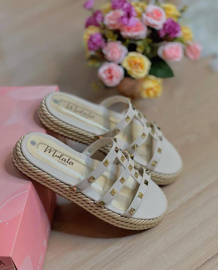 ESPADRILLAS BEIGE CON TACHES